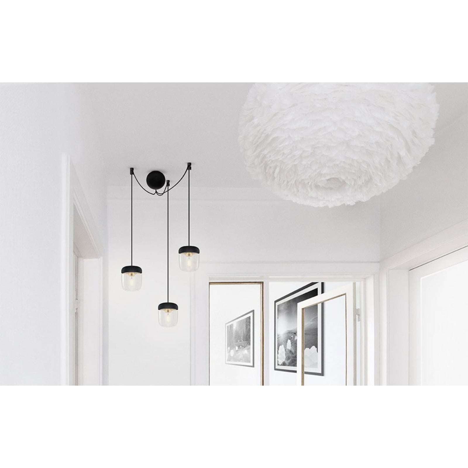Cannonball Cluster 3 Sockets Sort UMAGE - Plastik billede
