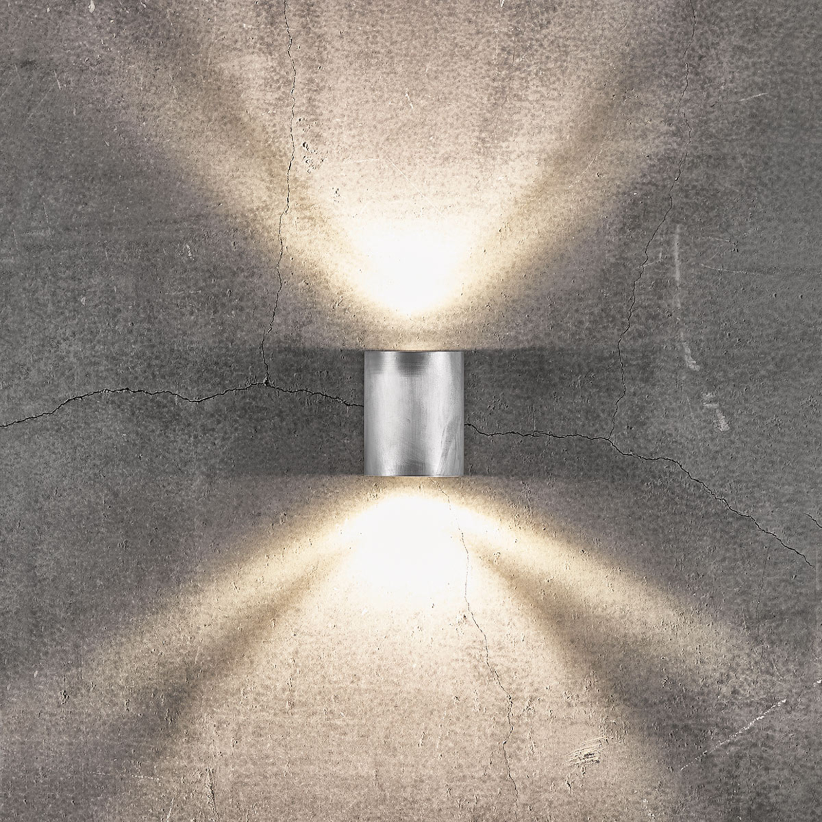 LED-Außenwandleuchte Canto 2, 10 cm