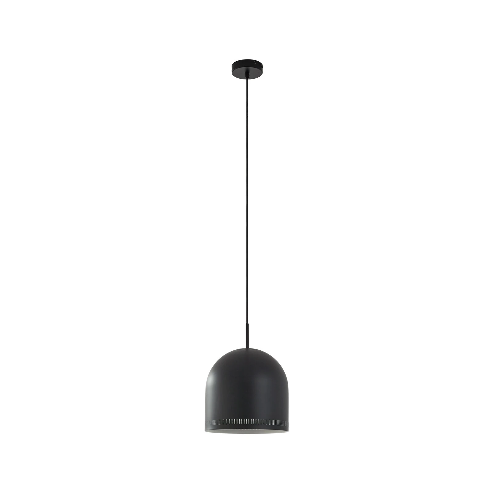 Nola Hänglampa Oura, Ø 25 cm, svart, järn, E27