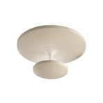 LED stropní svítidlo Conrad, písková, Ø 50 cm, kov, stmívatelné