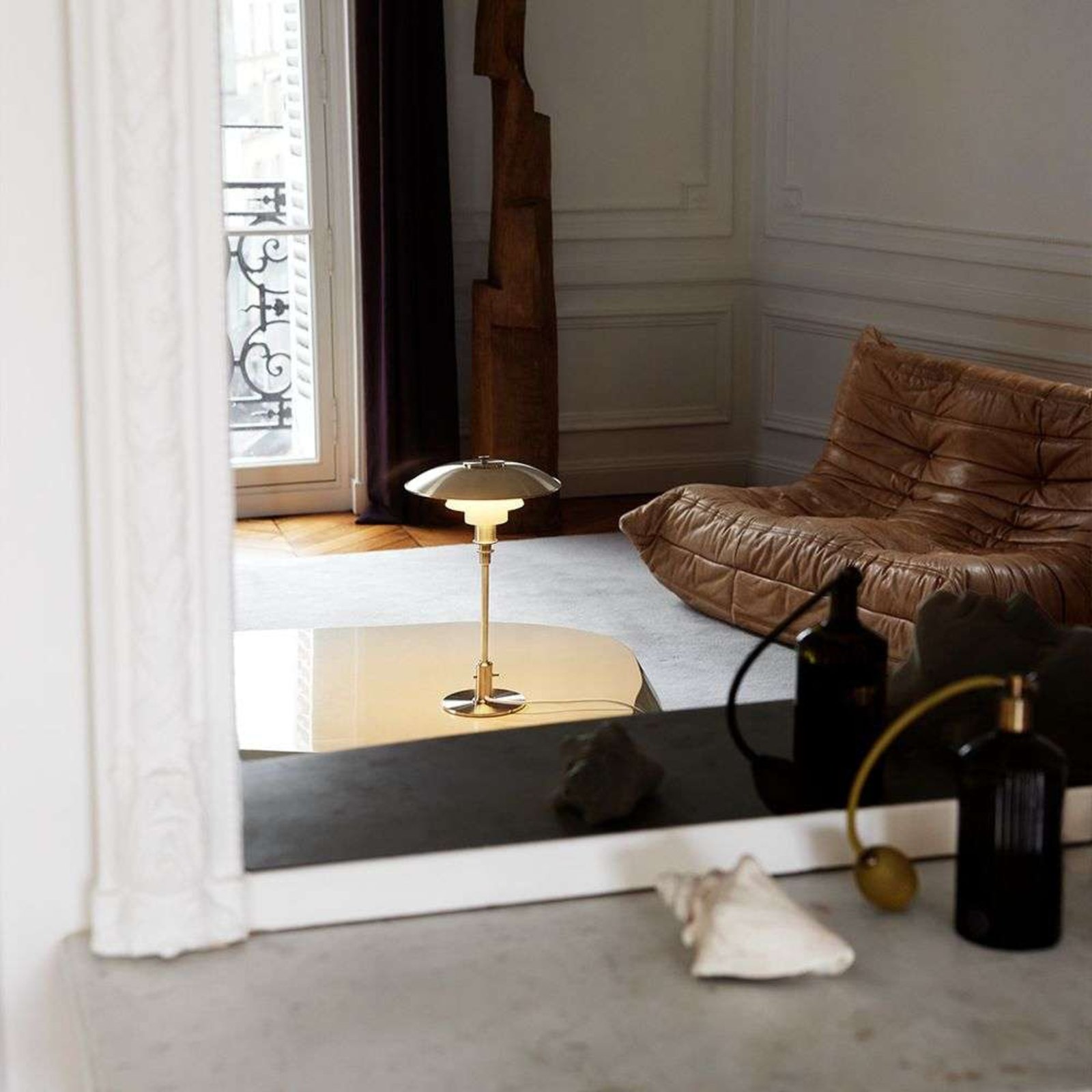 PH 3/2 Table Lamp Limited Edition Brass/Opal - Louis Poulsen