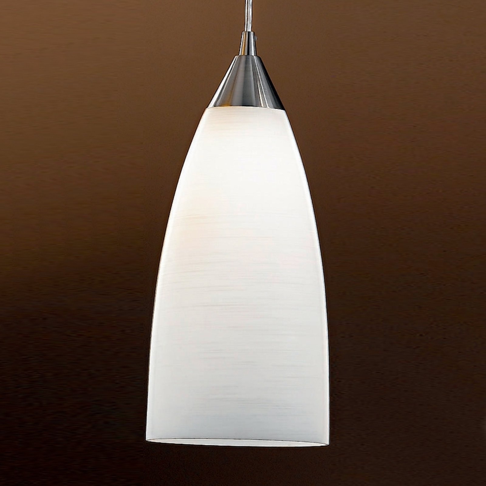 Lampa wisząca MADINA, śr.15 cm, biały