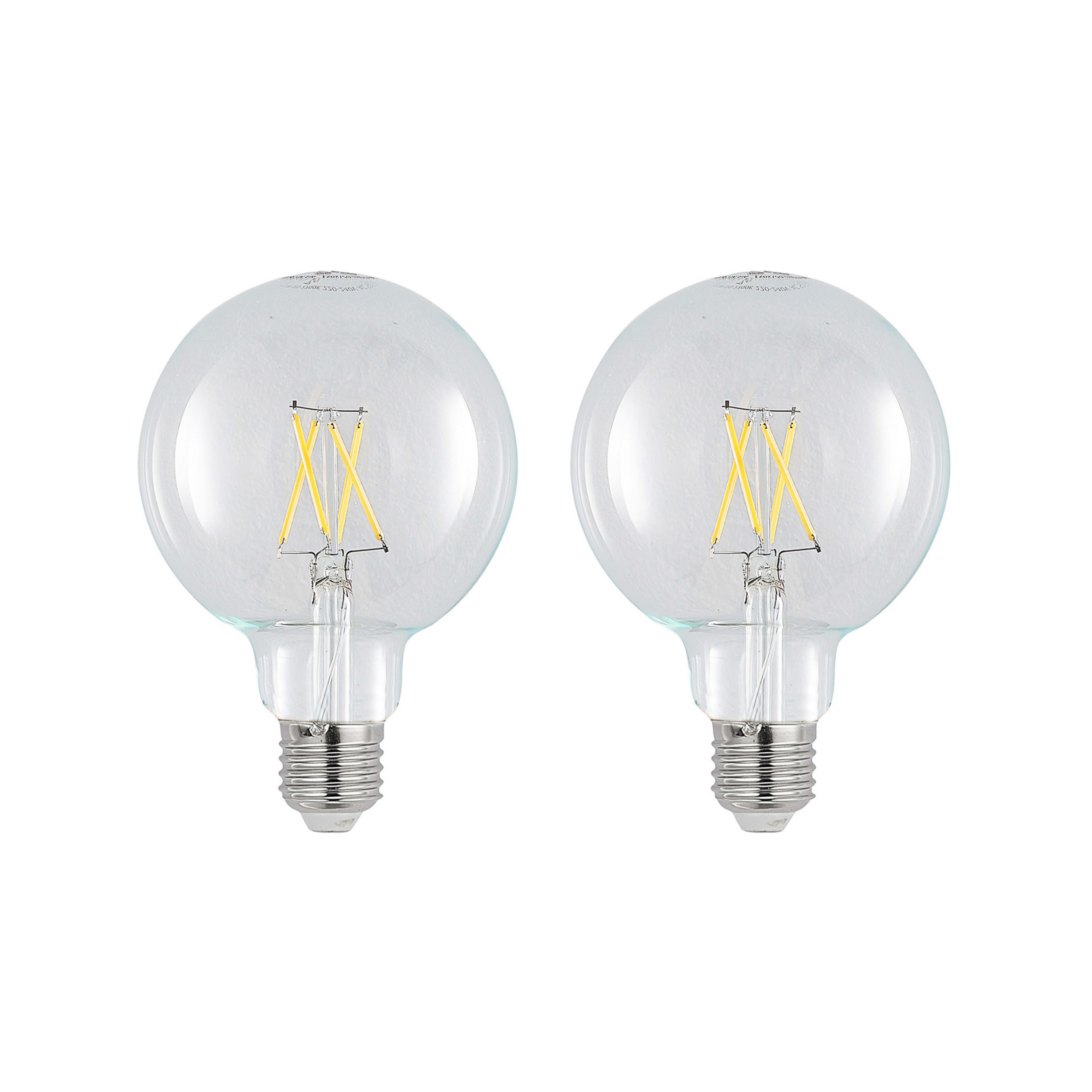 Żarówka LED E27 4W 2 700 K G95 globe2 szt.