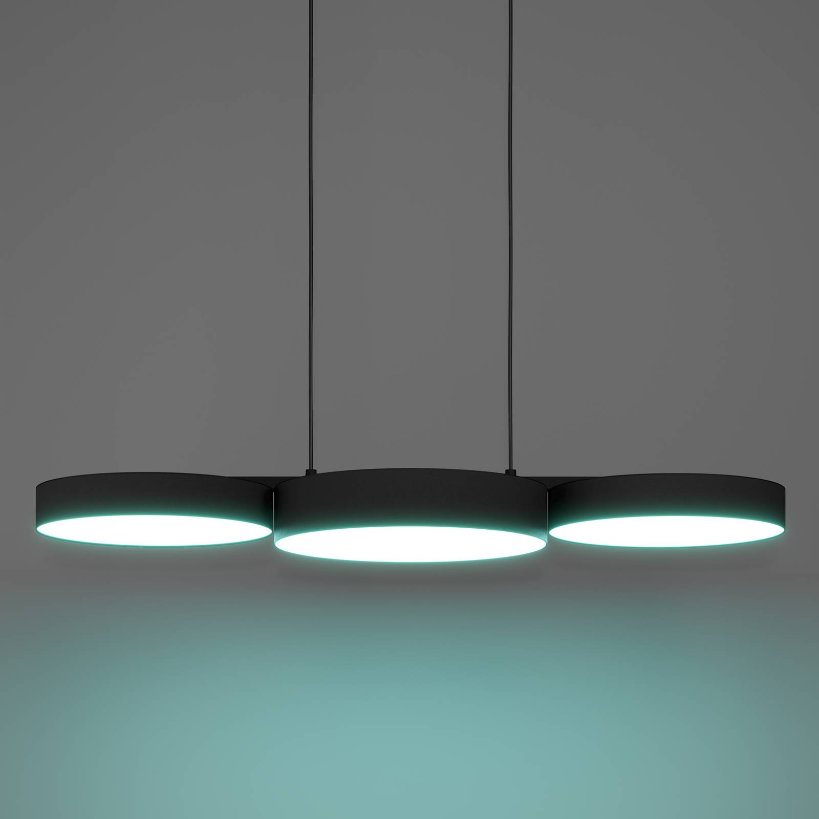 EGLO connect Smart Żyrandol LED Barbano-Z, czarny