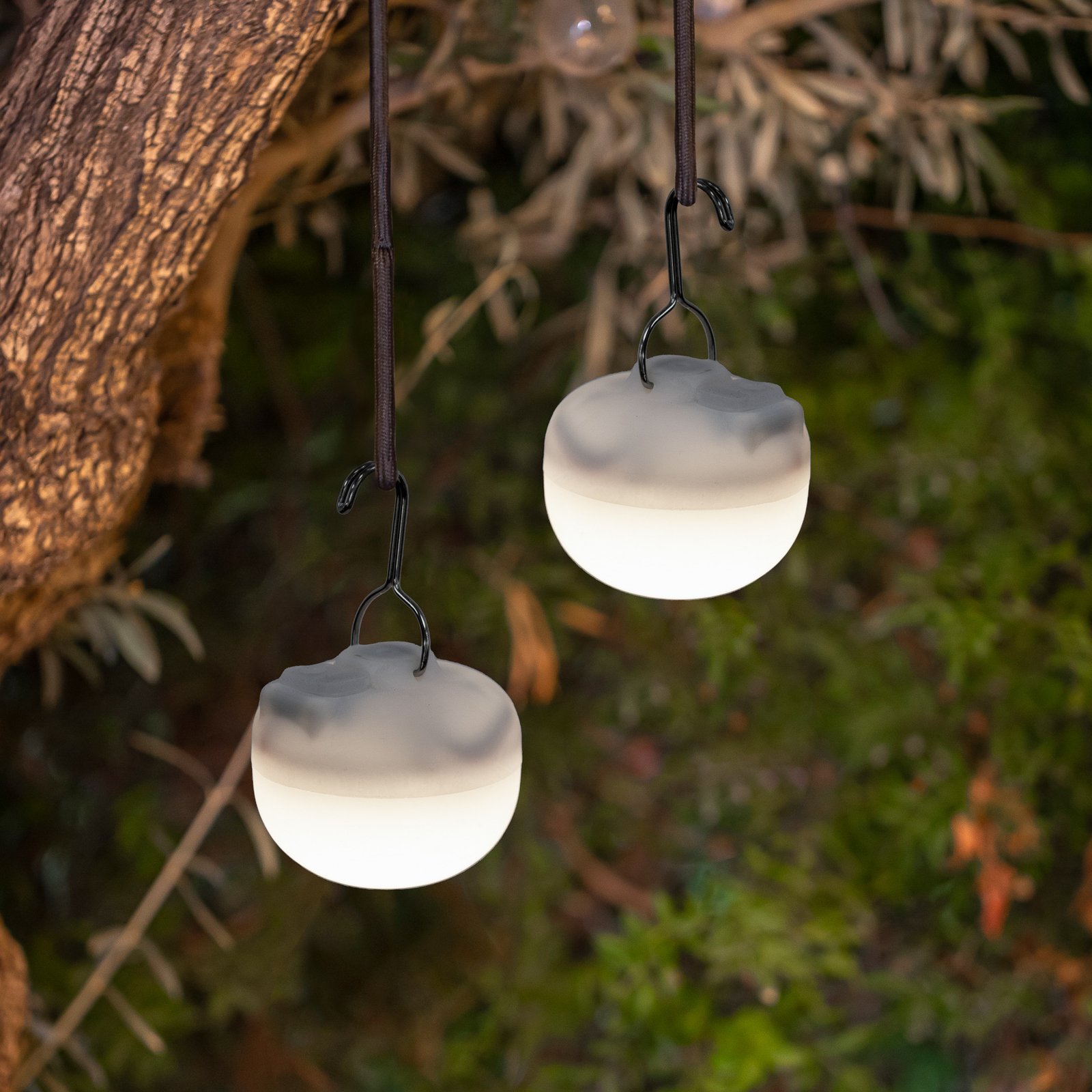 Newgarden Cherry Mini lampa LED 3 szt. biała