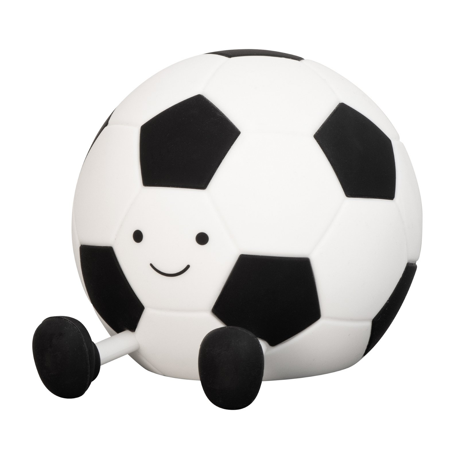 Lanterna cu baterie LED Kalle, alb-negru, lungime 14 cm