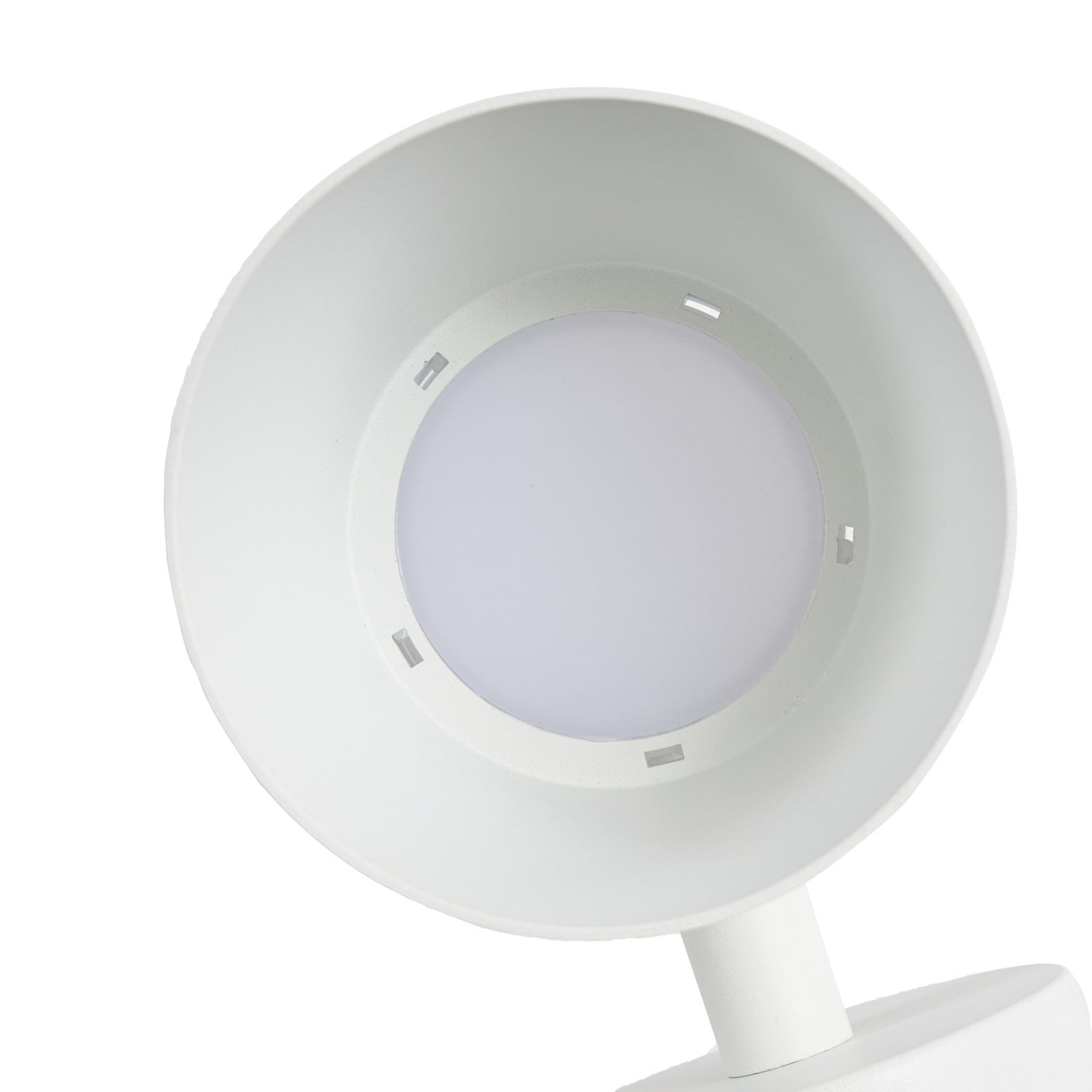 Meravi LED-Außenwandleuchte, zweiflammig, IP44, weiß, Aluminium - Lucande