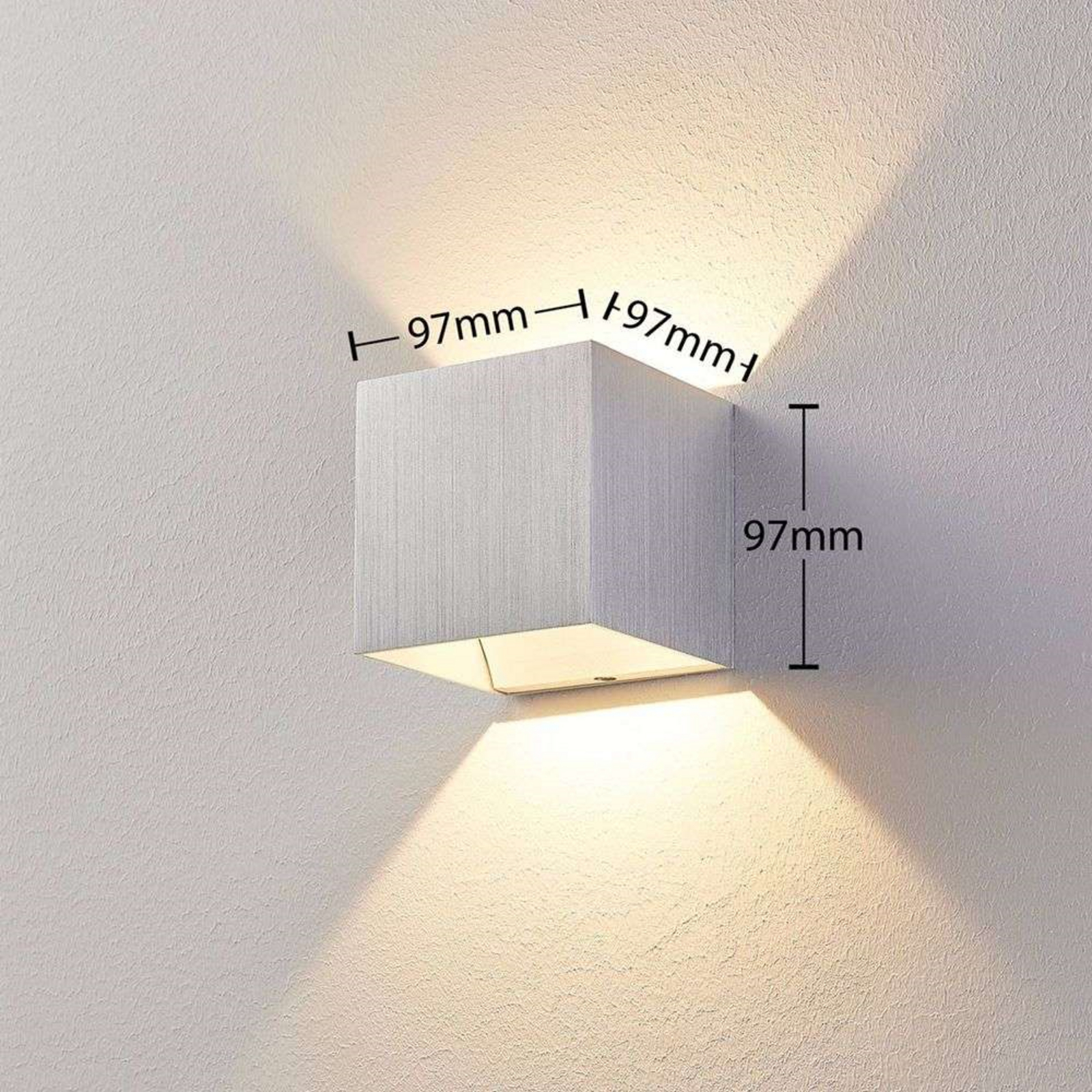 Esma LED Vägglampa Aluminium - Arcchio