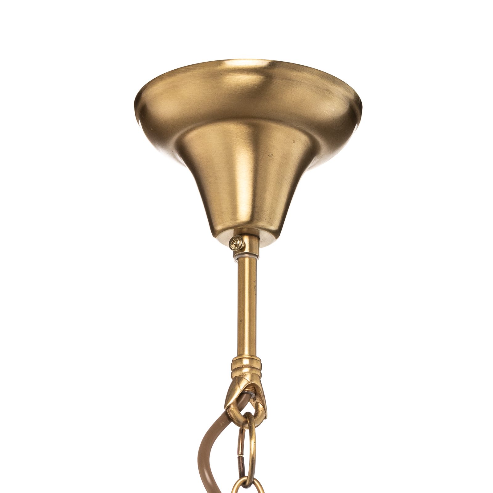 Okrągła lampa wisząca-latarnia RIEKA, 25 cm
