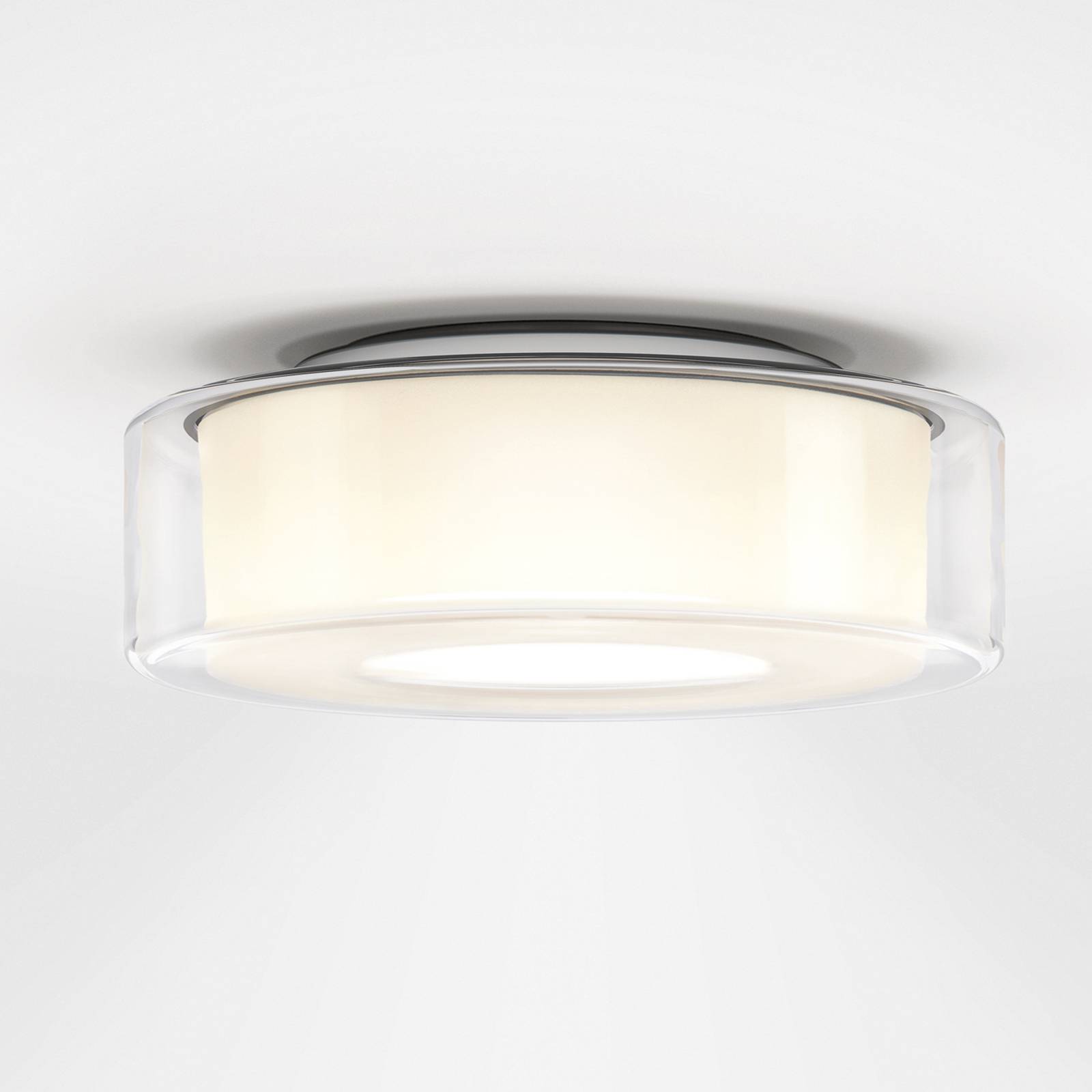 Serien Lighting LED Ceiling Light - Living / Dining Room - Flush Ceiling Light - dimmable - Design - Clear