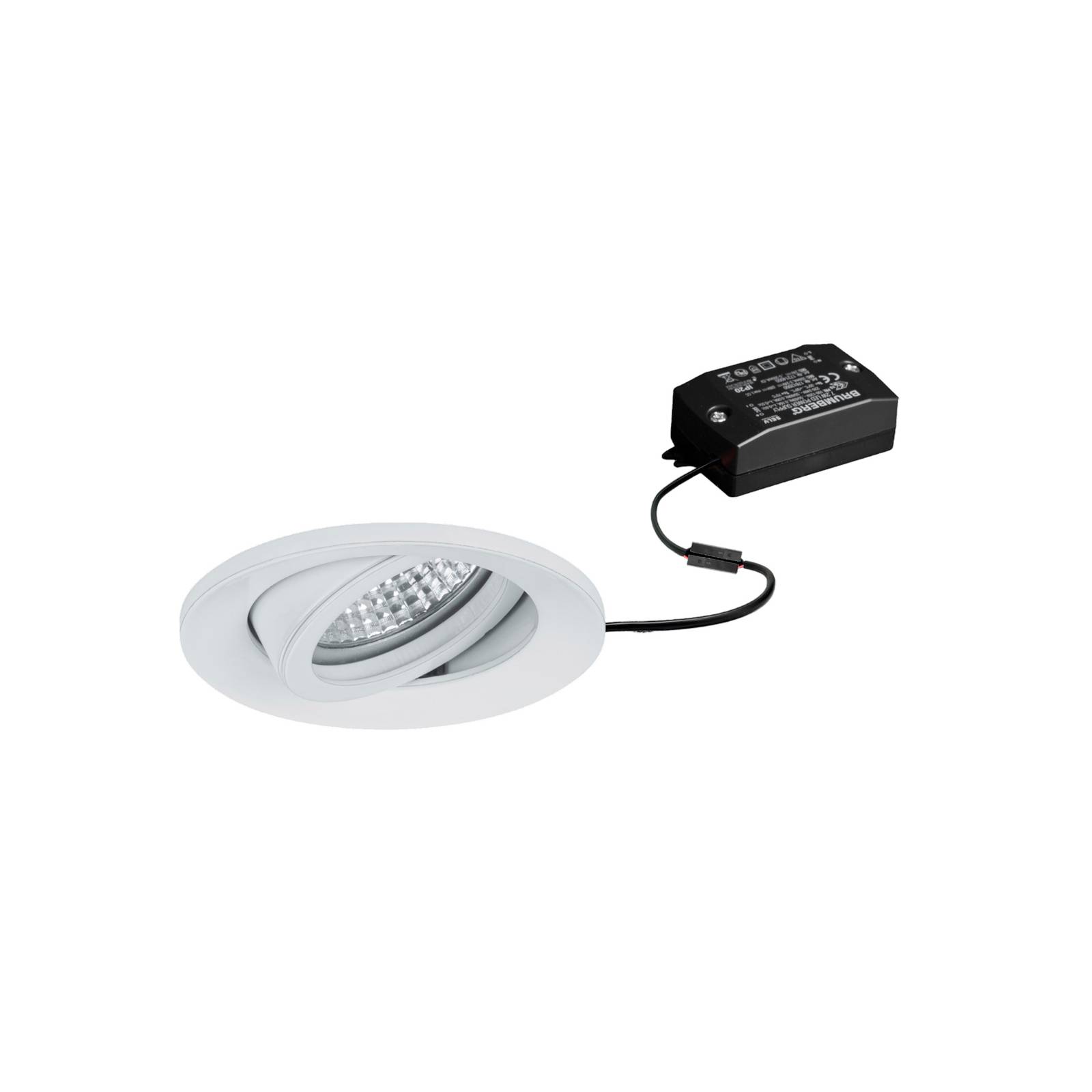 BRUMBERG LED-Einbaustrahler Berrie-R, 3000K, on/off, weiß