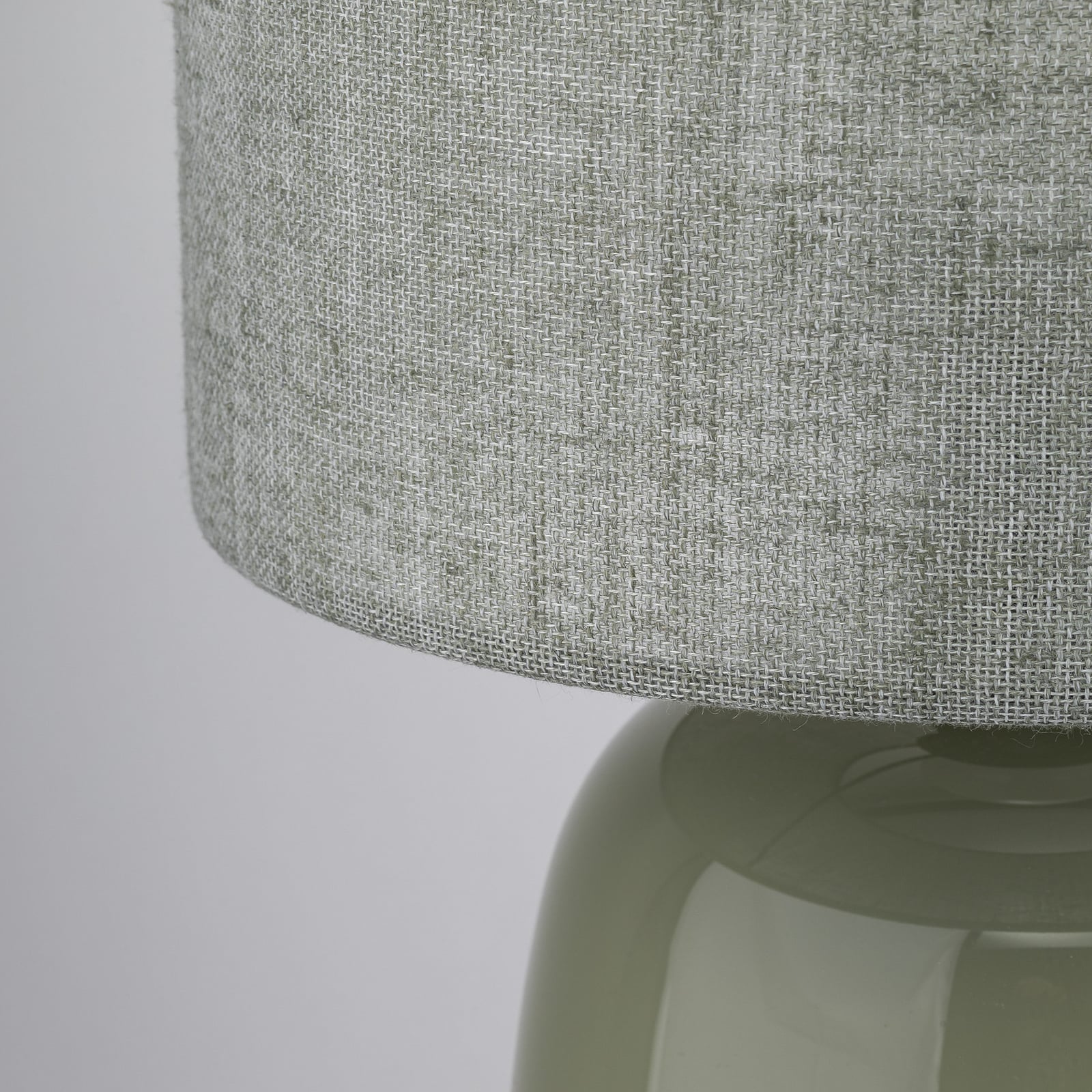 Tafellamp Melody, olijfgroen, textiel, hoogte 48 cm, E27 Tafellamp Melody, olijfgroen, textiel, hoogte 48 cm, E27