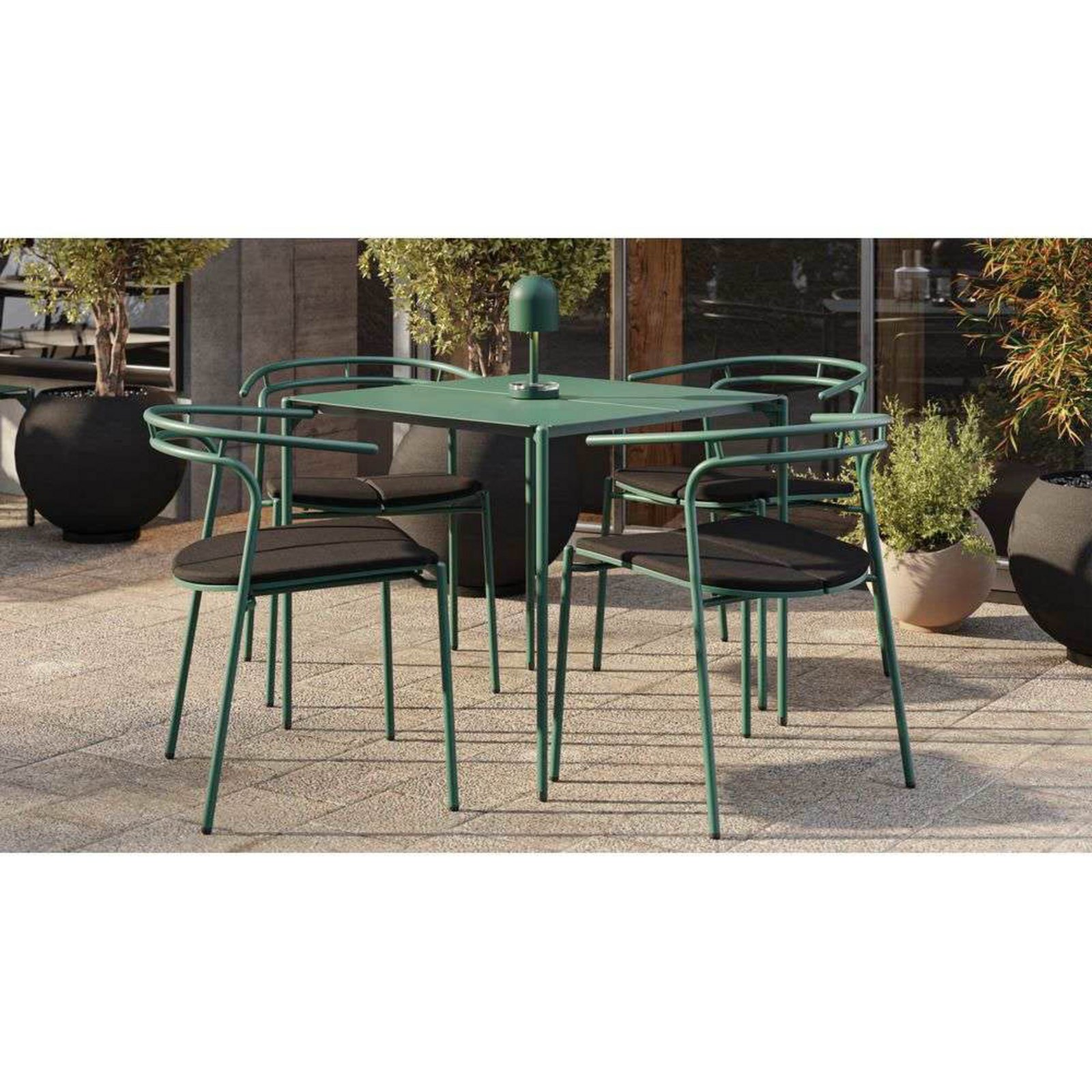 AYTM Φωτιστικό Luceo, πράσινο δάσος, μέταλλο, 24 cm, ρυθμιζόμενο, IP44 AYTM Φωτιστικό Luceo, πράσινο δάσος, μέταλλο, 24 cm, ρυθμιζόμενο, IP44