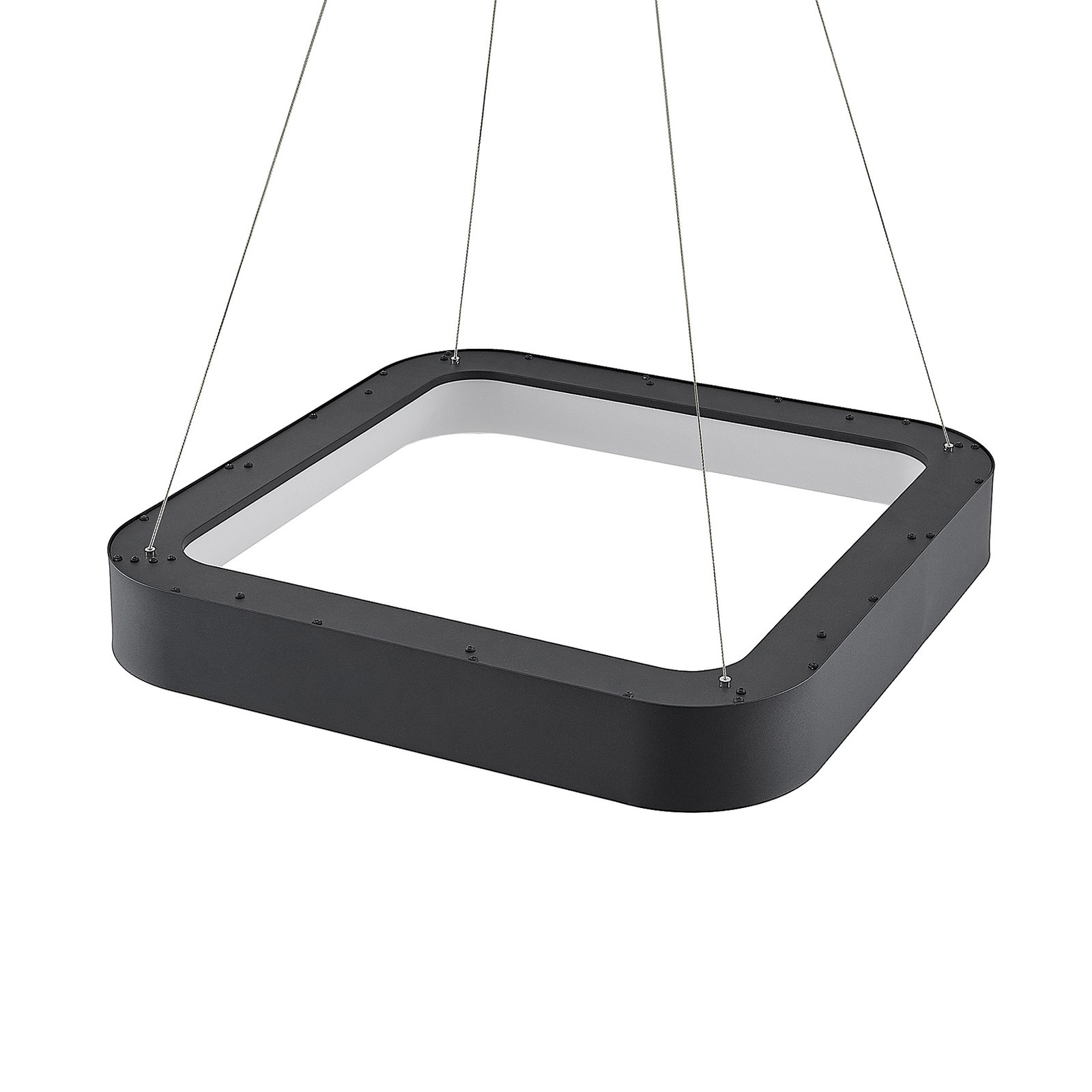 Arcchio Aleksi LED hanglamp, 60 cm, hoekig