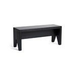 Manolito stolička, čierne borovicové drevo, 60 x 20 x 25 cm - HAY