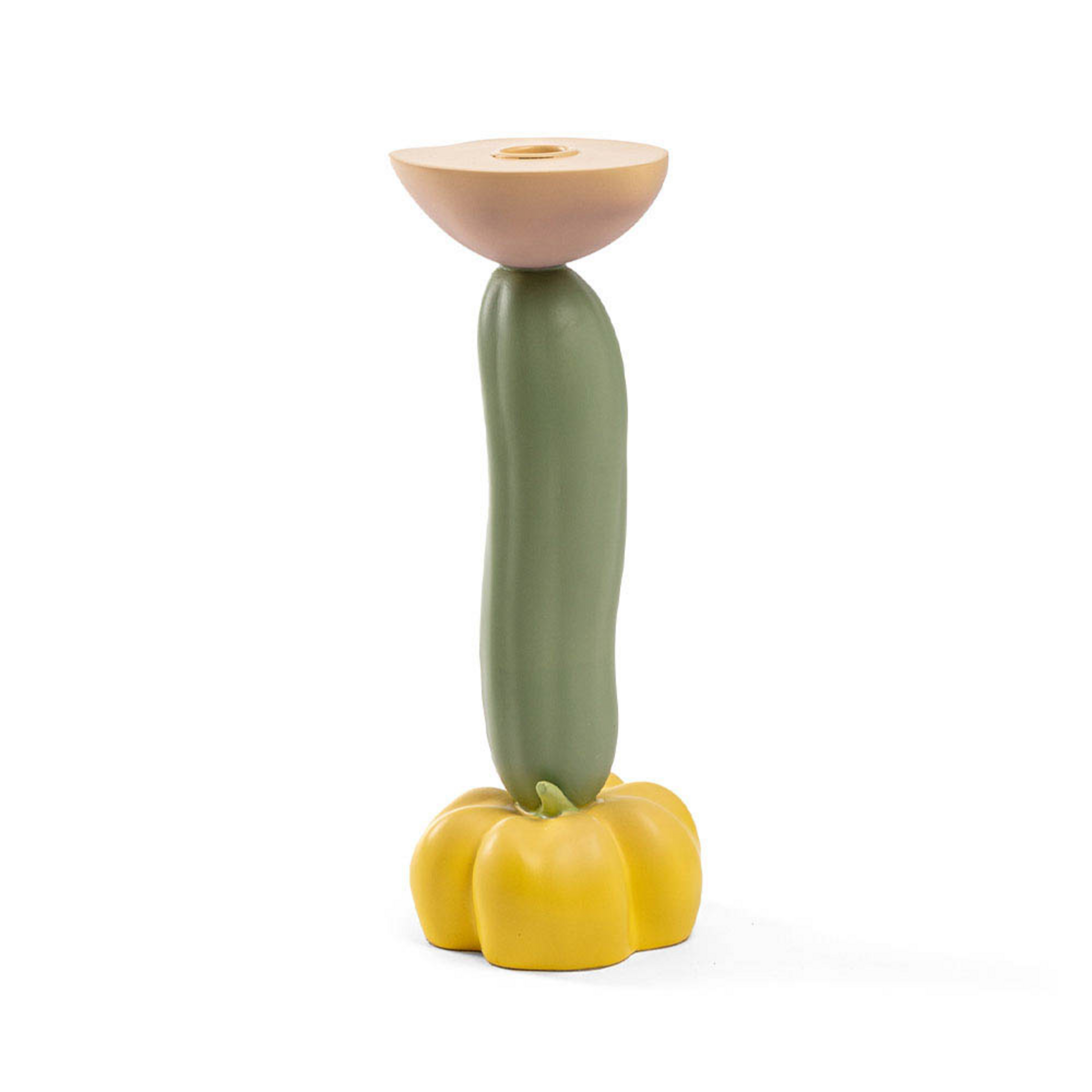 Vitamin Cucumber gyertyatartó, többszínű - SELETTI