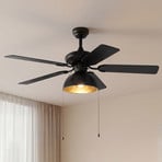 Lucande Deckenventilator mit Licht Shamoian, leise, Ø 130 cm