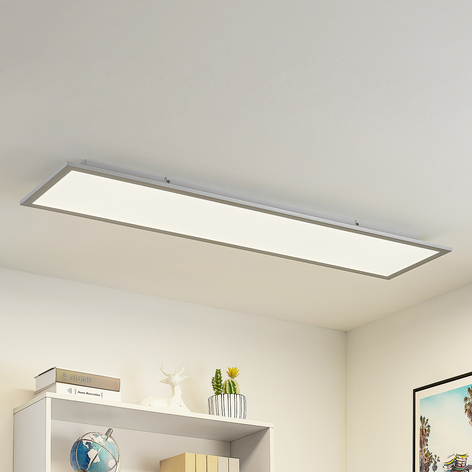 Lindby Zemmi LED-Deckenlampe, Sensor, 120 x 30 cm