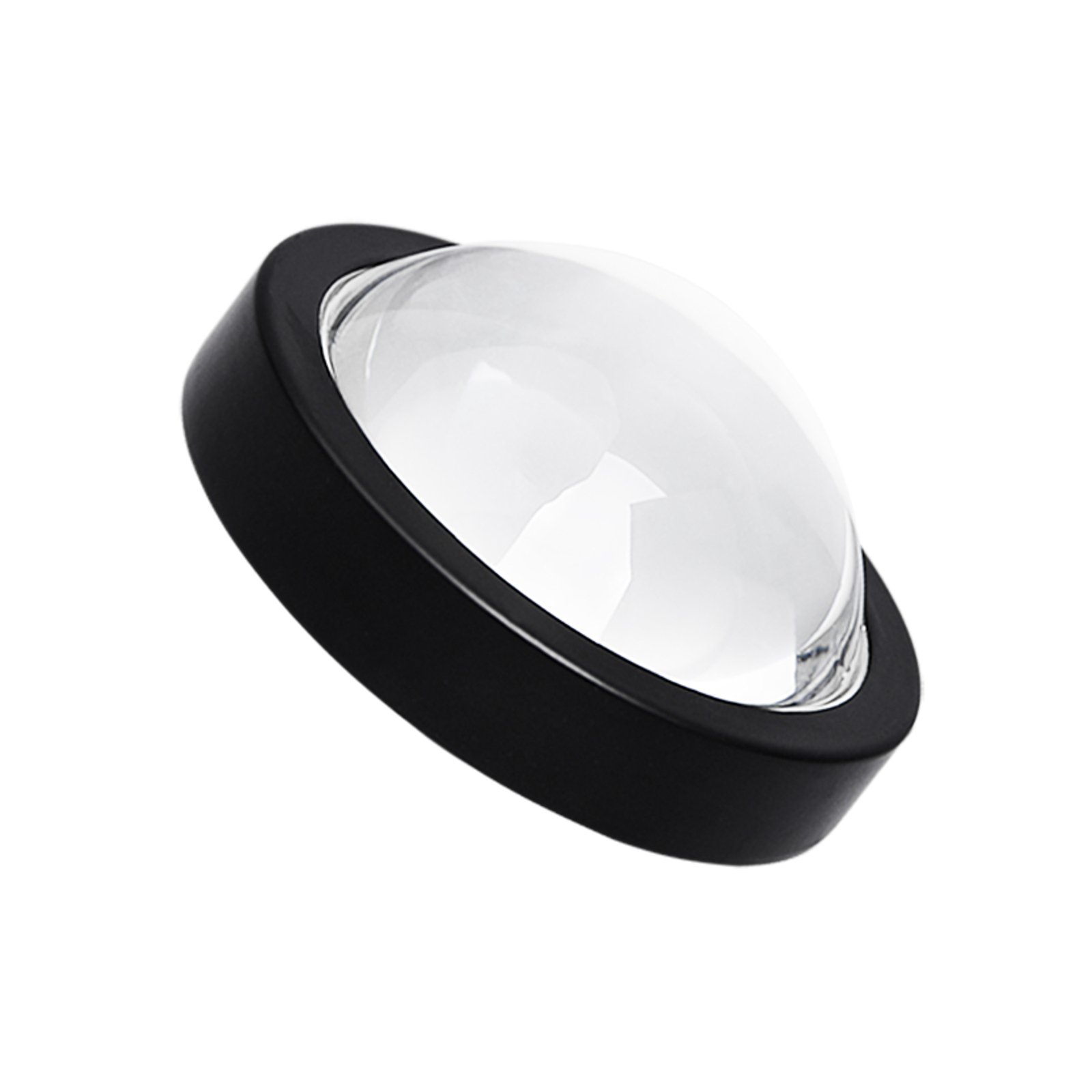 Lindby spotlight Jyla, black, lens, 4,200 K, 3-bulb, GX53