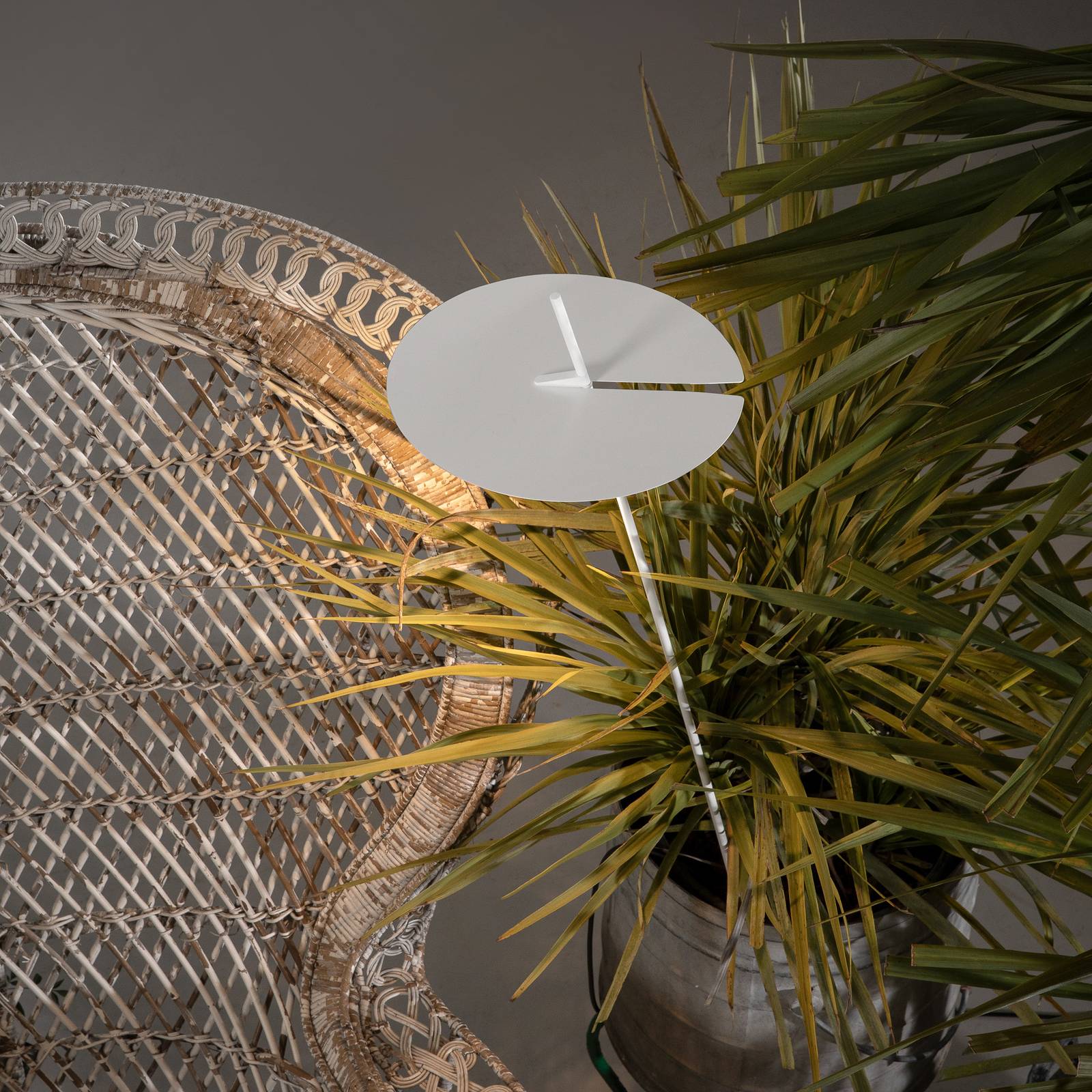 Karman Xana utomhus LED-hänglampa vit höjd 130 cm