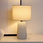 Pauleen Pretty Purity table lamp, concrete base