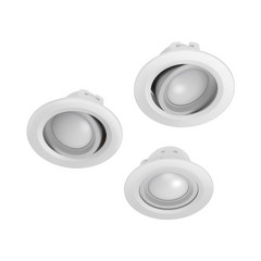 Hama WLAN spot, aplikacja CCT 3szt. biały