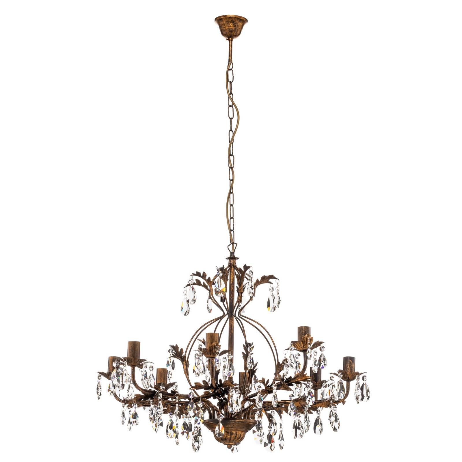 Onli Lighting - Onli karen Mehrarmiger Kronleuchter mit Bronzeschirmen