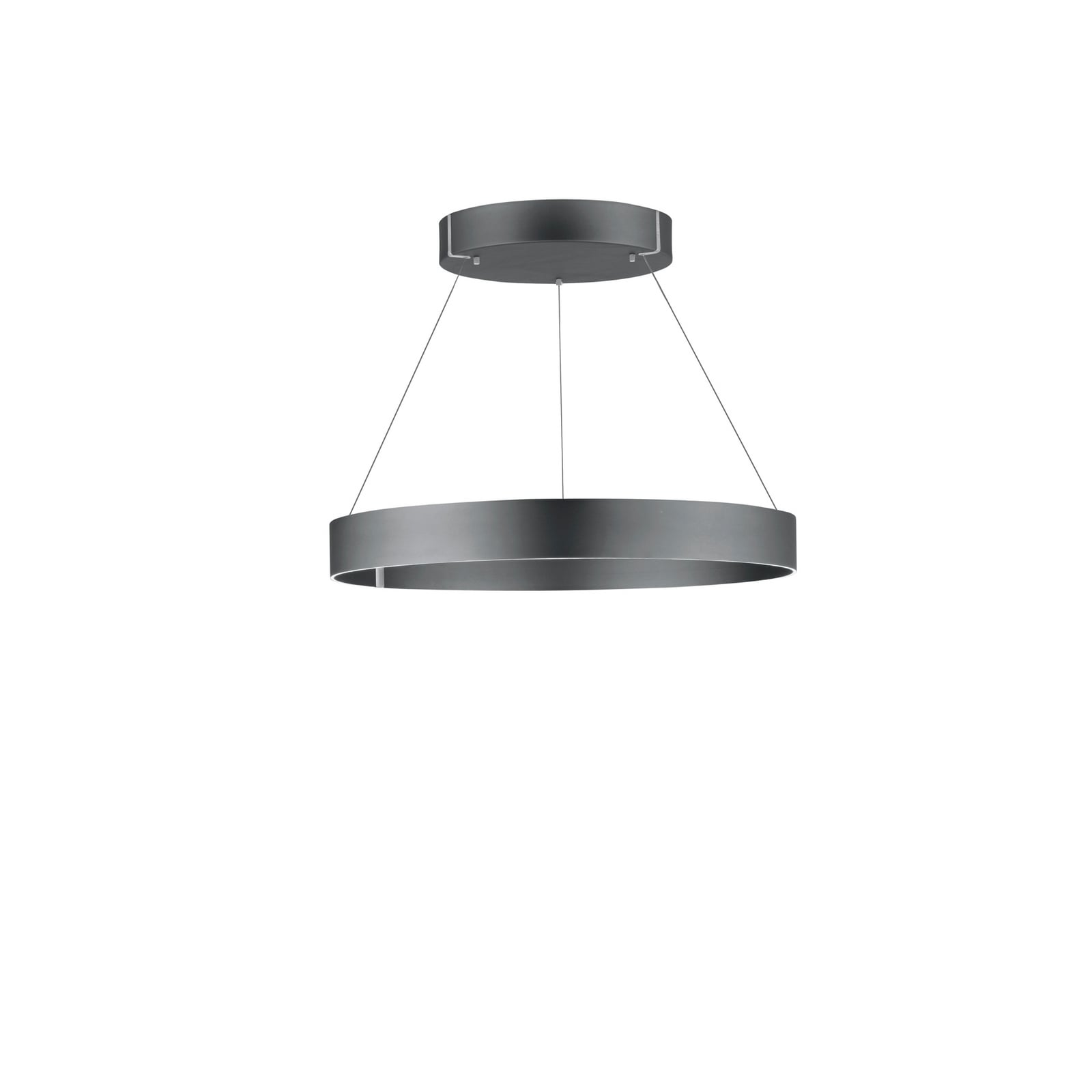 Suspension LED E-Clipse, gris mystique, Ø 70 cm, CCT - PURE Suspension LED E-Clipse, gris mystique, Ø 70 cm, CCT - PURE