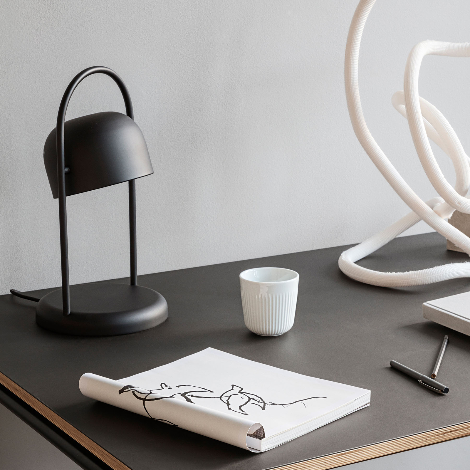 Quay Table Lamp Black - Eva Solo