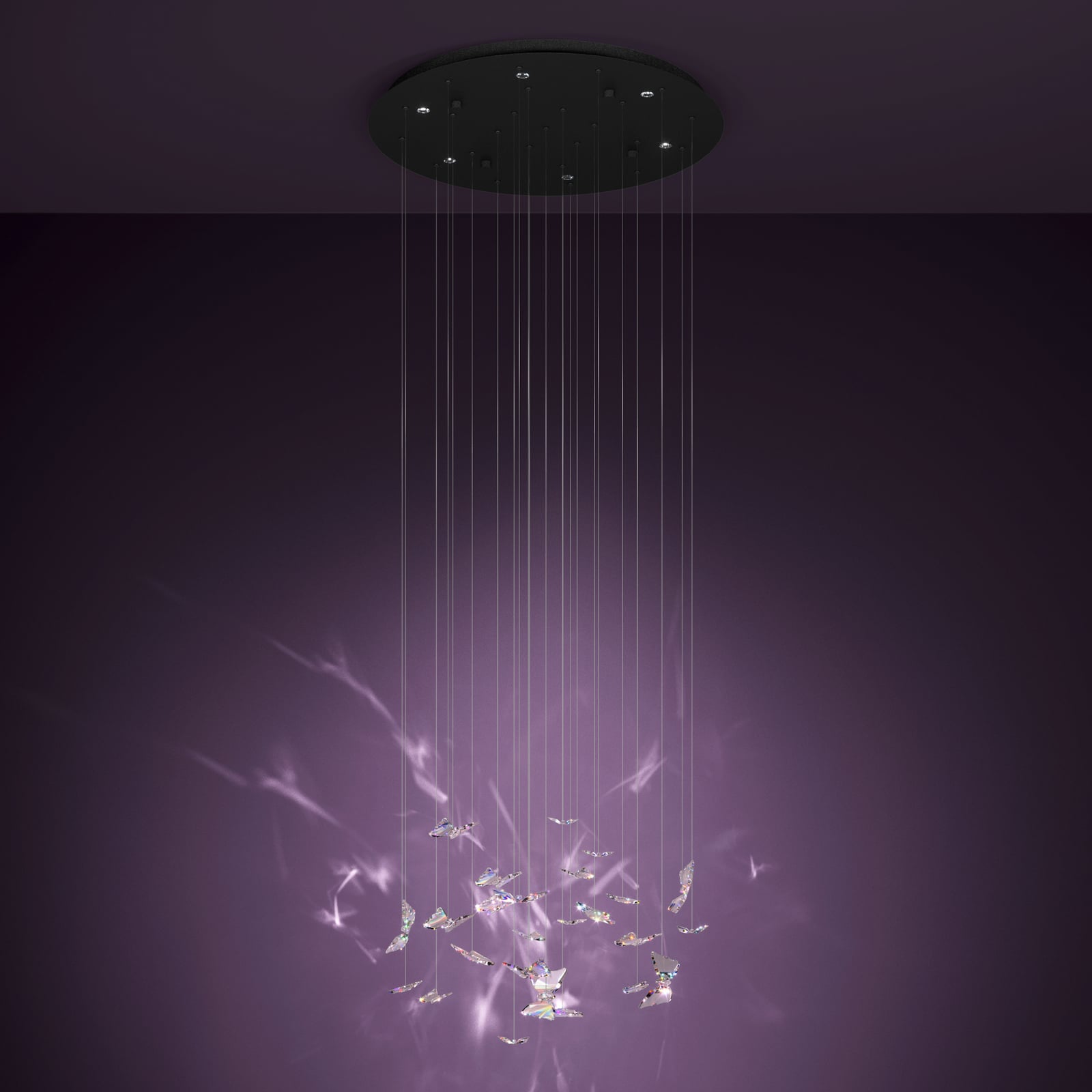 Adrados LED-Hängelampe, rund, 6-fl. - EGLO Stars Of Light