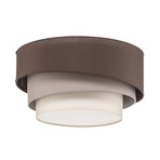 Trio Candeeiro de Tecto Ø60 Cappuccino/Ecru/Cinza - Euluna