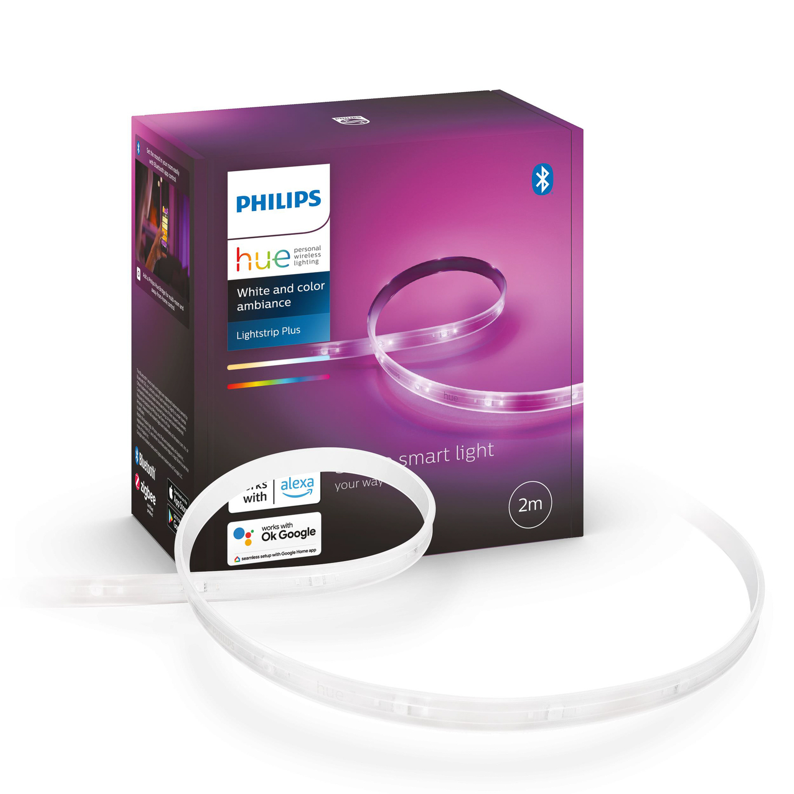 Philips Hue White+Color LightStrip Plus 2 m base