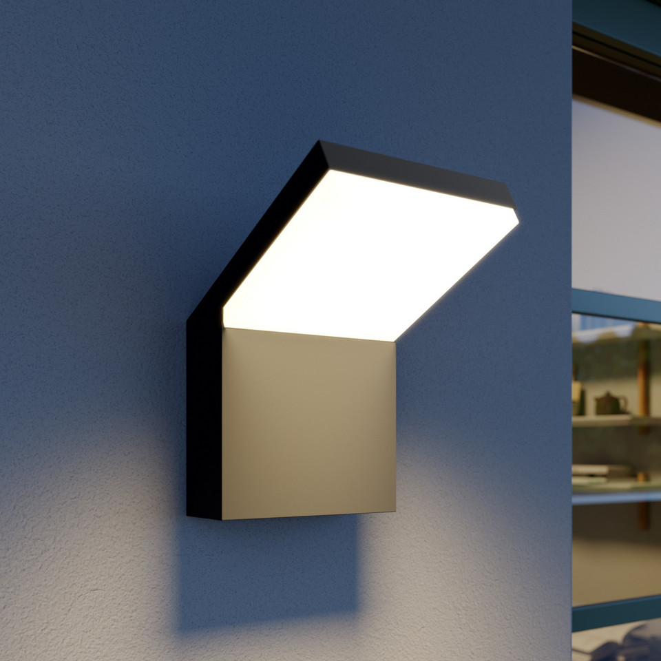 Arcchio Yolena Utomhus Vägglampa, svart från Arcchio