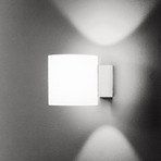 Martinelli Luce Tube Wandlampe up/down Glasschirm