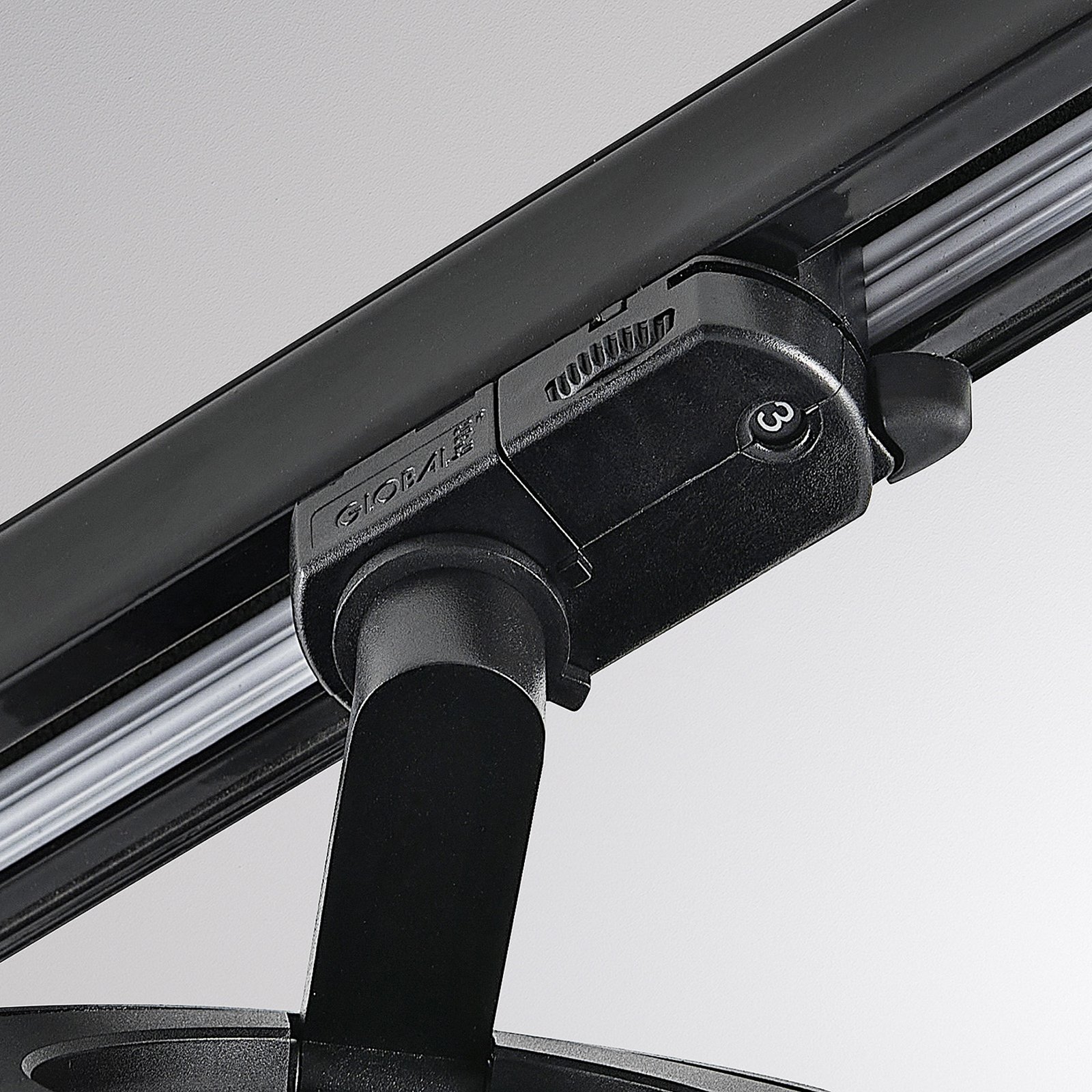 Molto Luce Projecteur LED triphasé sur rail Mag , noir, 830