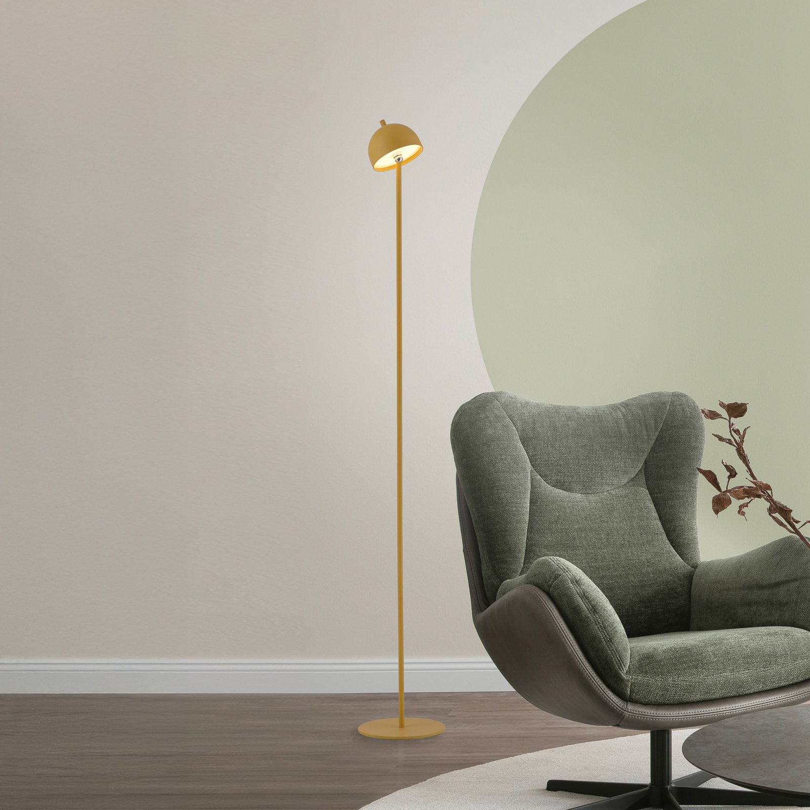 Schöner Wohnen LED-akku-gulvlampe Bellies, Blütenzauber IP54