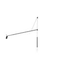 Swan Adjustable Fali Lámpa Matt Black - Nemo Lighting