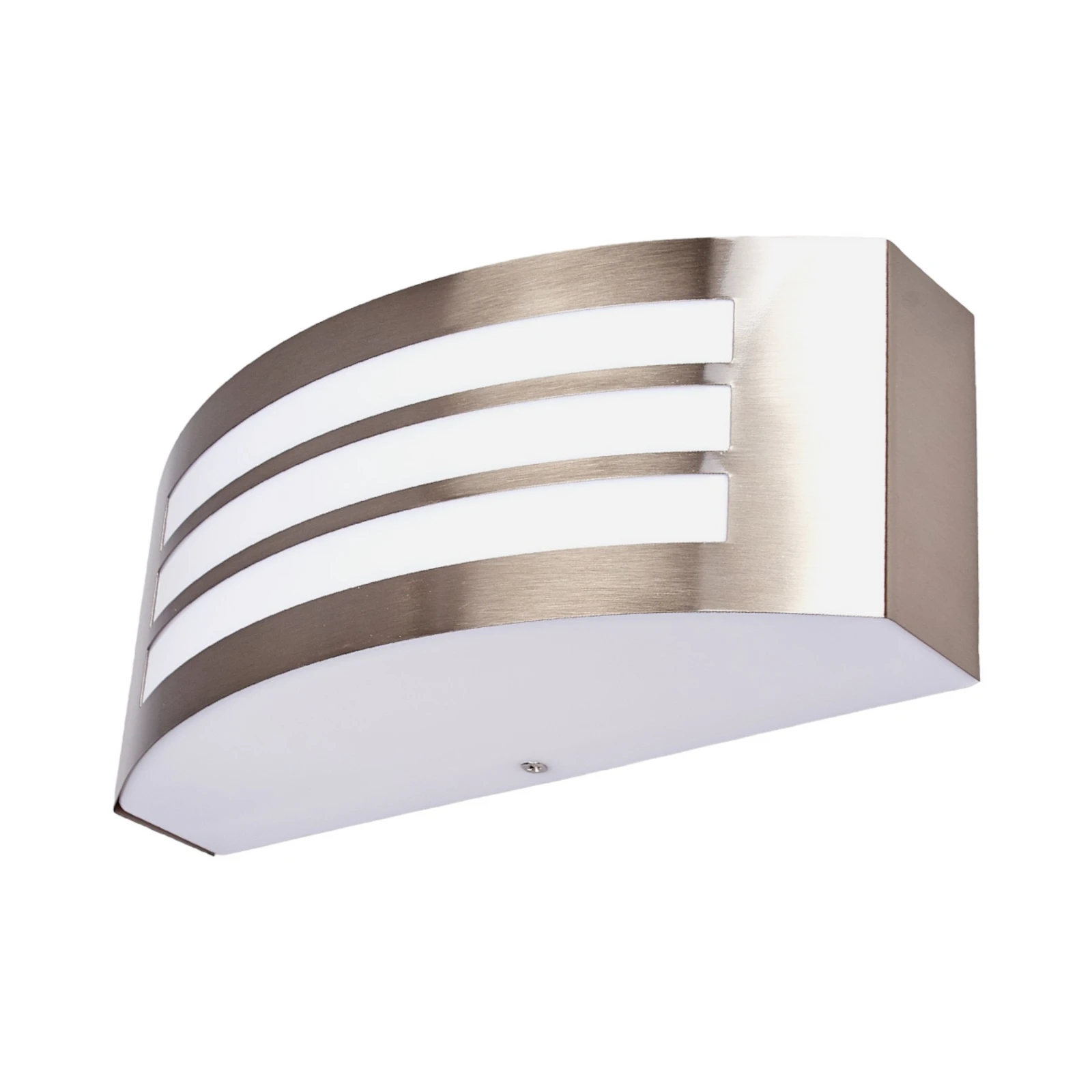 Lindby Außenwandlampe Raja, 25 cm breit, Streifen, IP44, E27