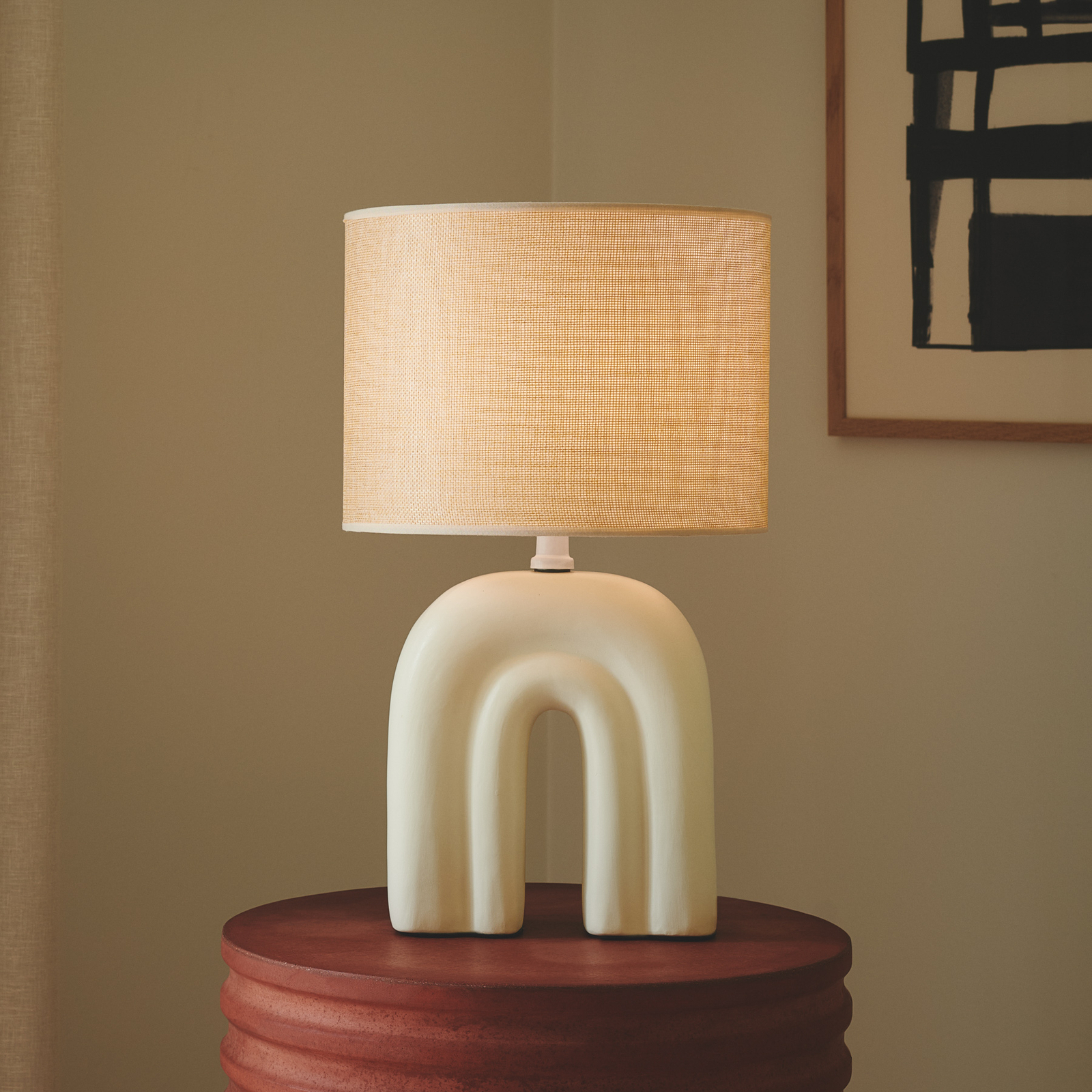 Haze Table Lamp Beige - Nordlux