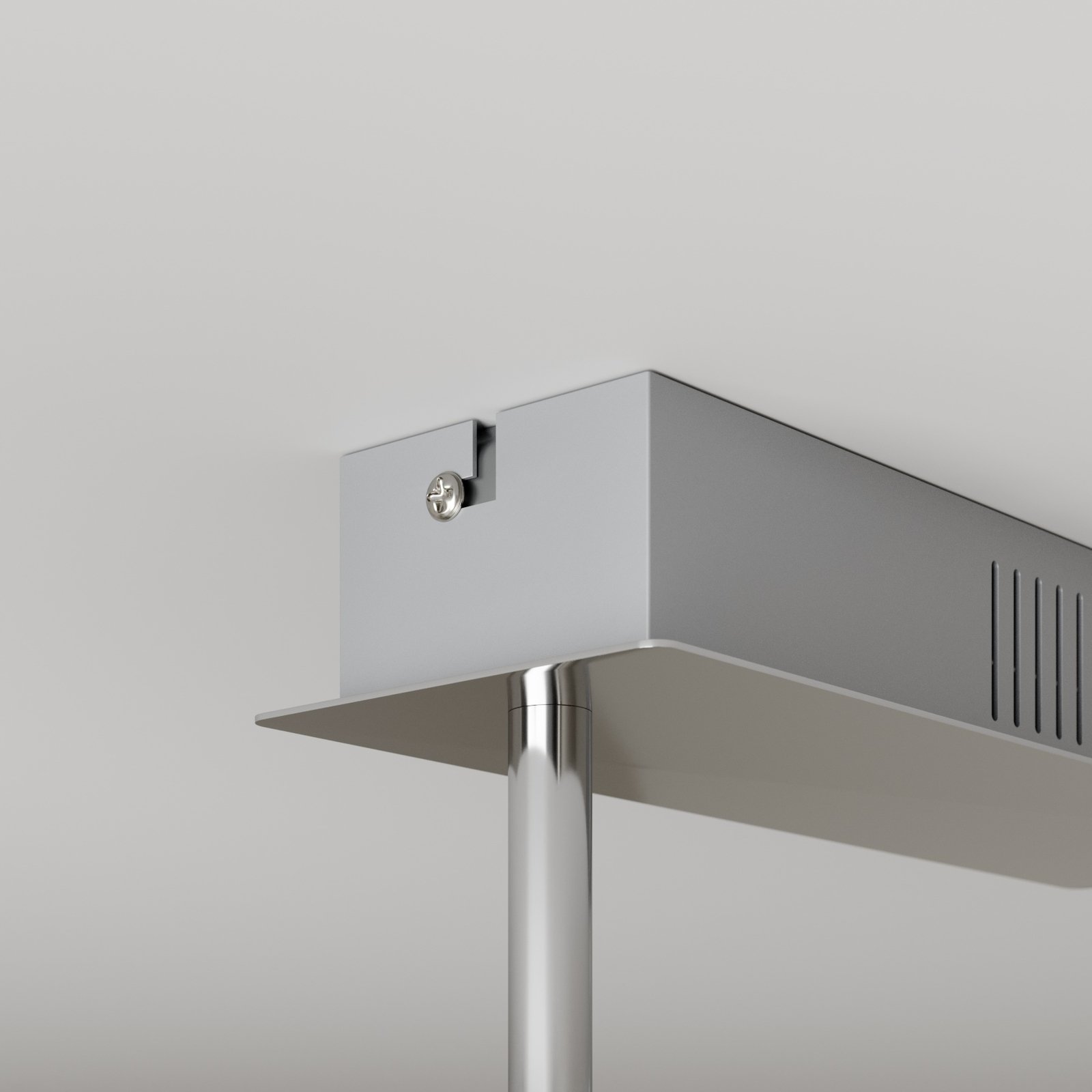 Edano LED Plafonnier White/Chrome - Lucande