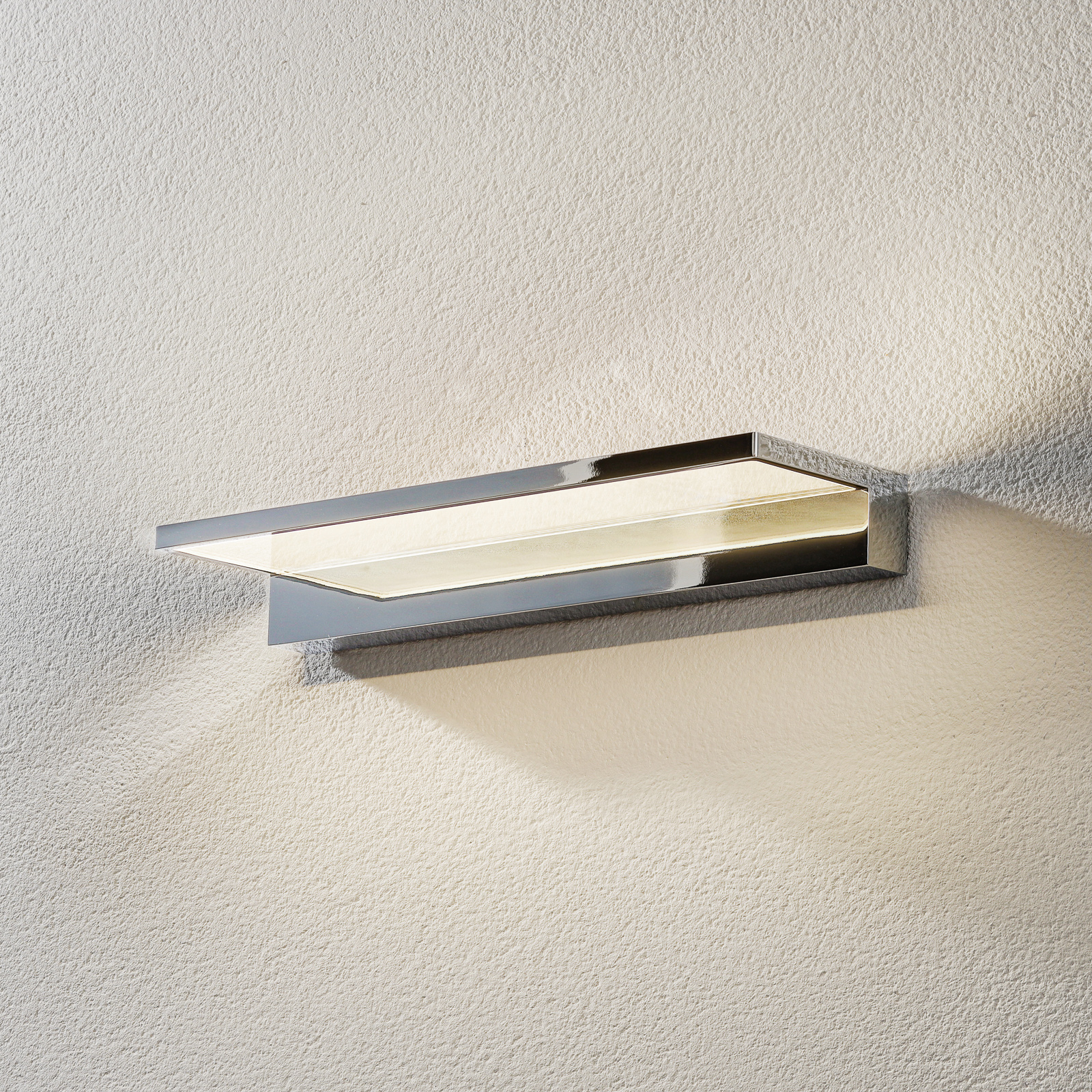 serien.lighting Crib Wall LED wall lamp, chrome