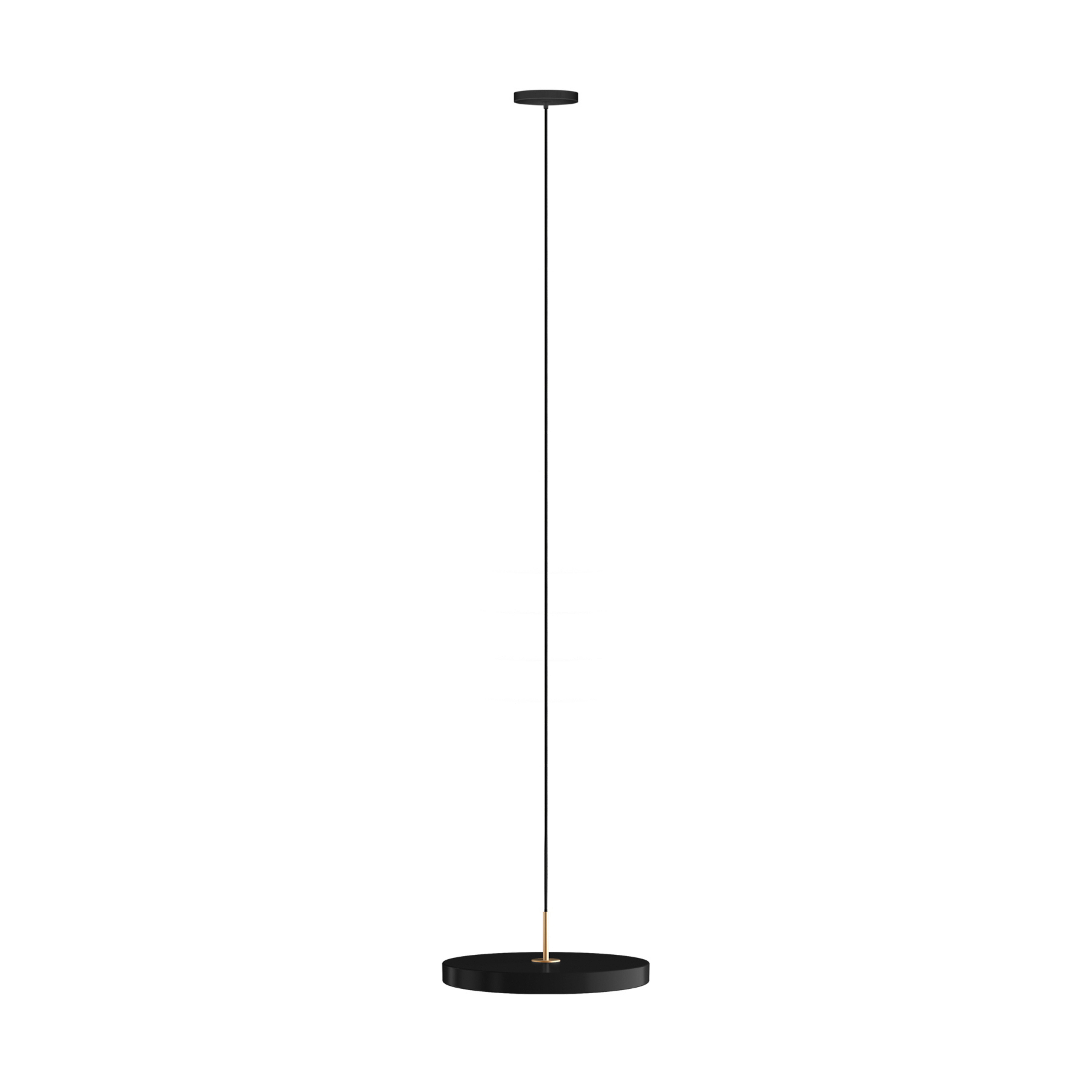 Asteria Plus srednja LED viseća lampa crna Ø 43cm CCT - UMAGE