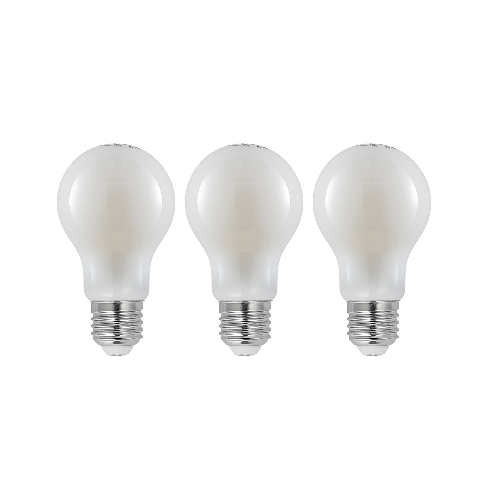 LED-Lampe E27 6W 2.700K dimmbar opal 3er-Set