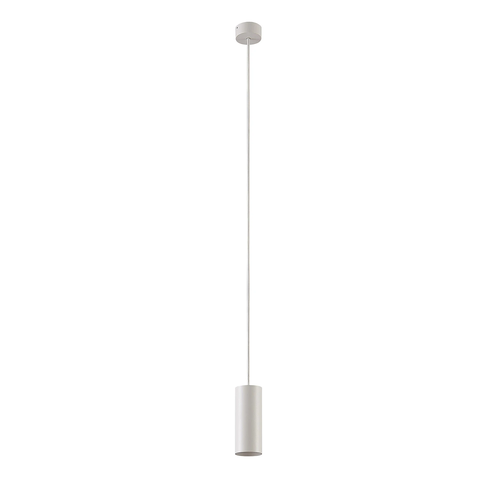 Arcchio Ejona hanglamp, hoogte 15 cm, wit, aluminium