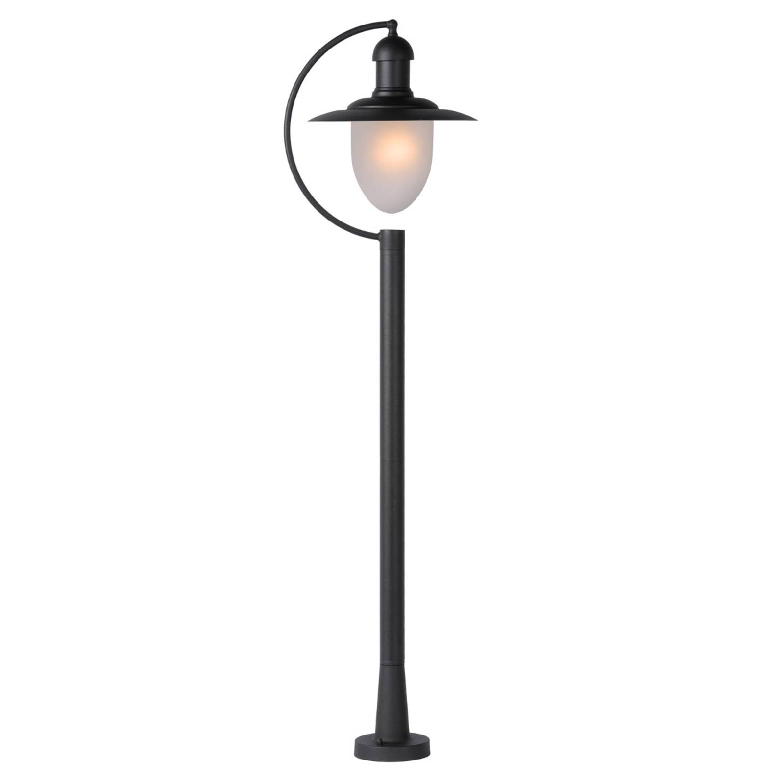 Lucide Pathway Light - Outdoor Bollard / Path Light - dimmable - Country House / Rustic - Black