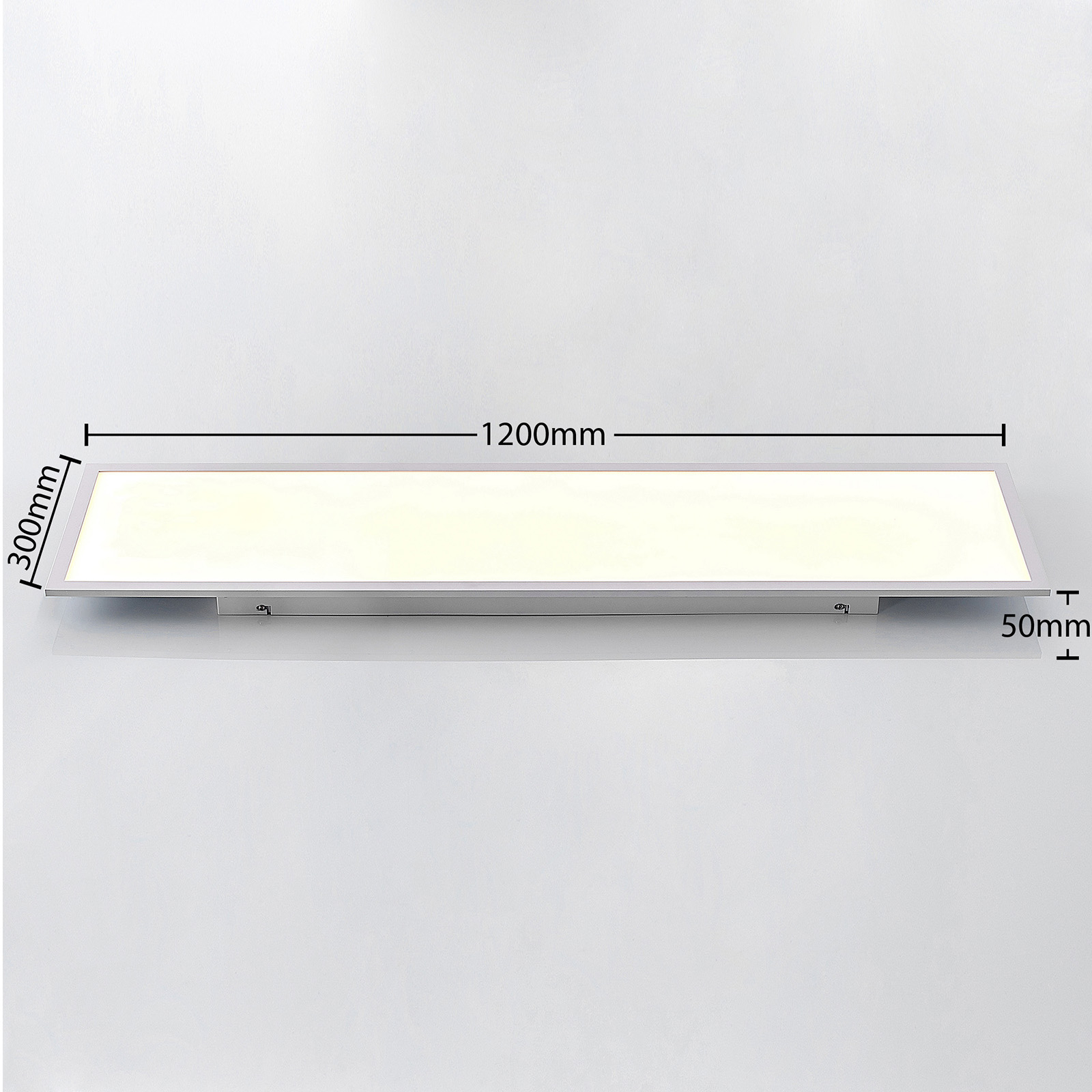 Lindby Quais panneau LED 4 000 K, 30x120 cm