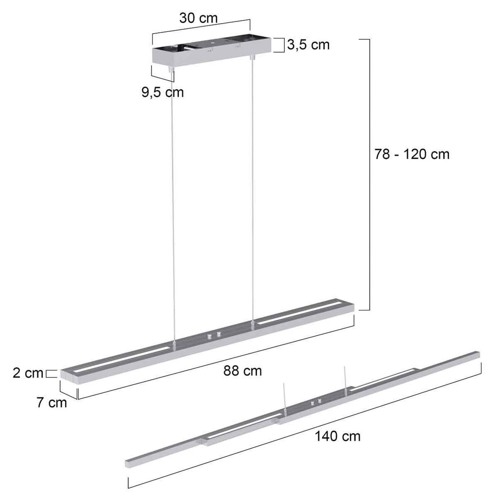 Trio Lighting Luminaire pour socle Elvo noir mat hauteur 49 cm aluminium