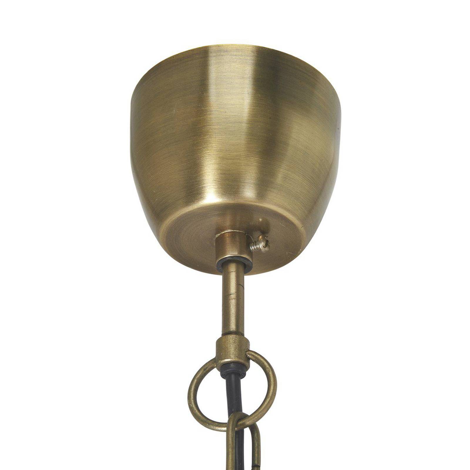 PR Home żyrandol Bolton, Ø 45 cm, rdzawy kolor, metal