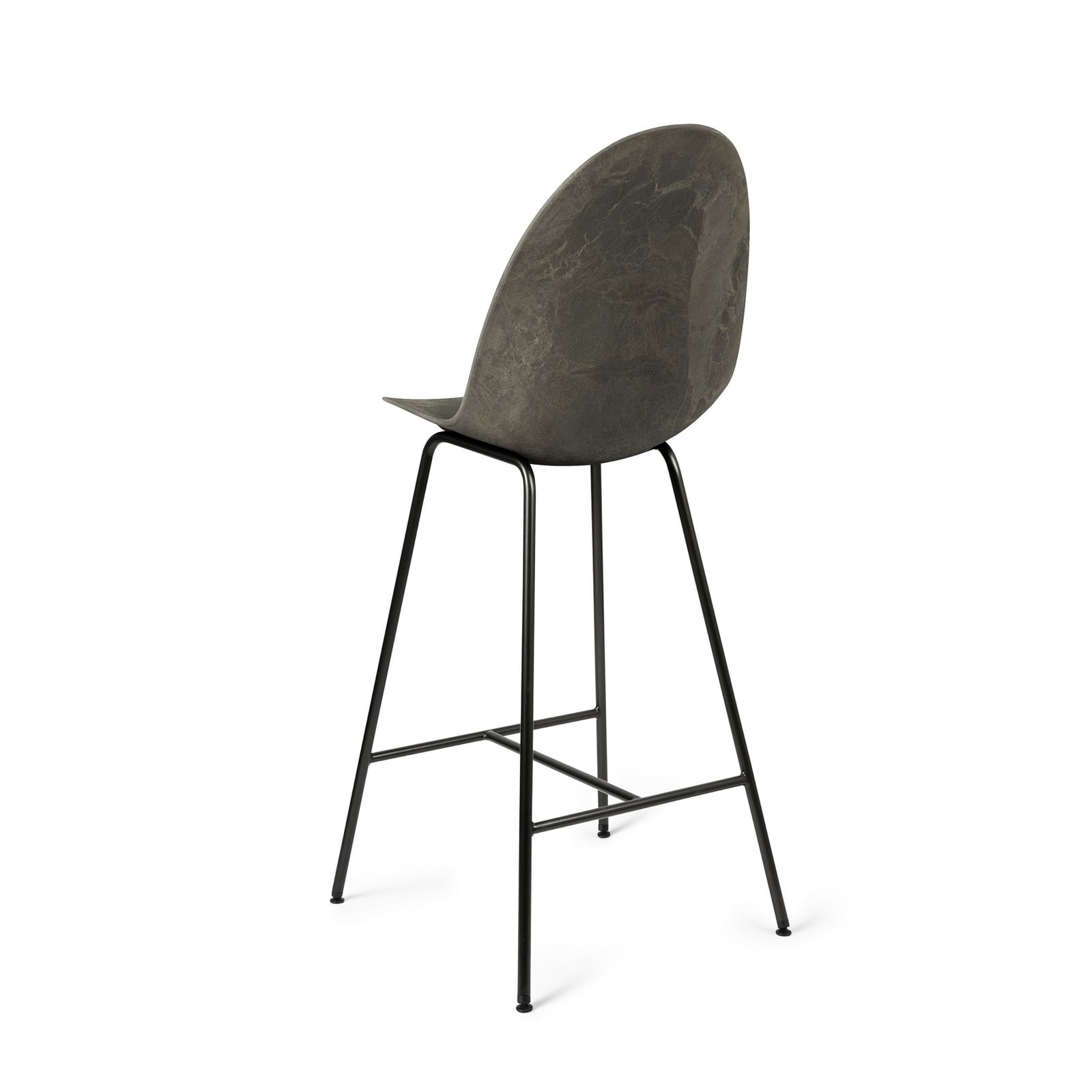 Tabouret de bar Eternity, marron, acier, hauteur 116,5 cm - Mater