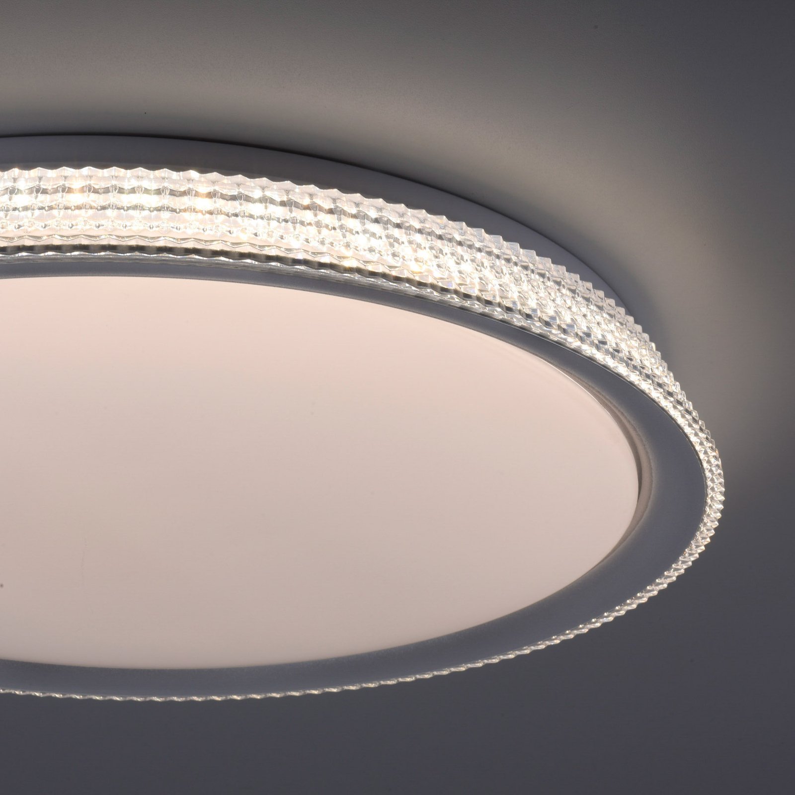 LED stropní svítidlo Kari, stmívatelné Switchmo, Ø 51cm